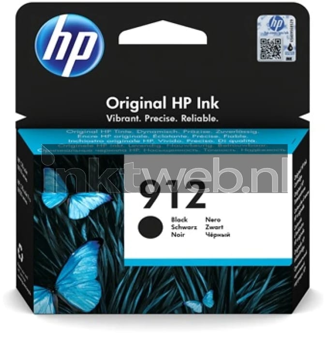 HP Inktcartridge 912 (3YL80AE) Zwart