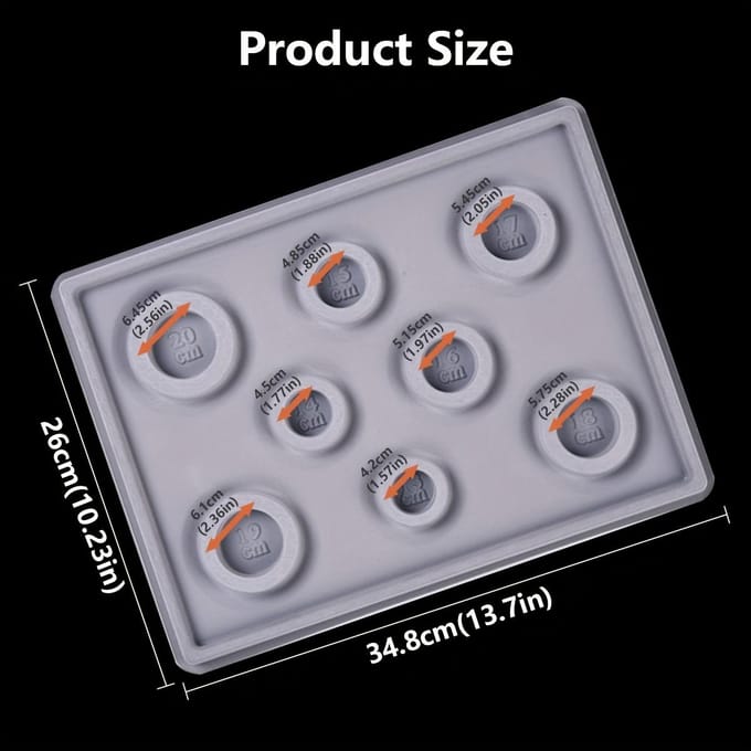 1 Pièce Plaque de Design de Bijoux en Matière Plastique Adaptée pour la Fabrication de Bracelets Colliers DIY white