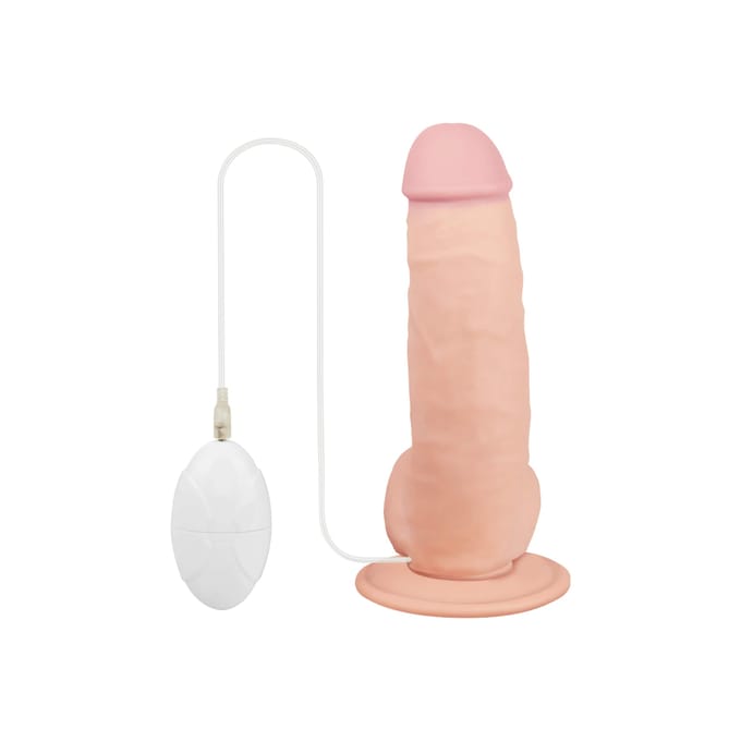 Lovetoy - The Ultra Soft Dude - Vibrerende Dildo - 20 cm