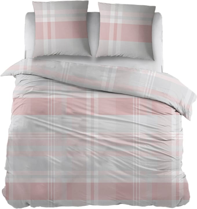 Snoozing Elise Dekbedovertrek - Extra breed - 260x200/220 cm - Roze