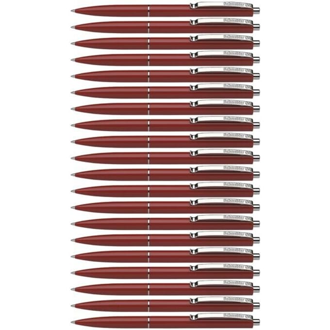 Schneider balpen - K15 - penpunt M - rood - S-3082