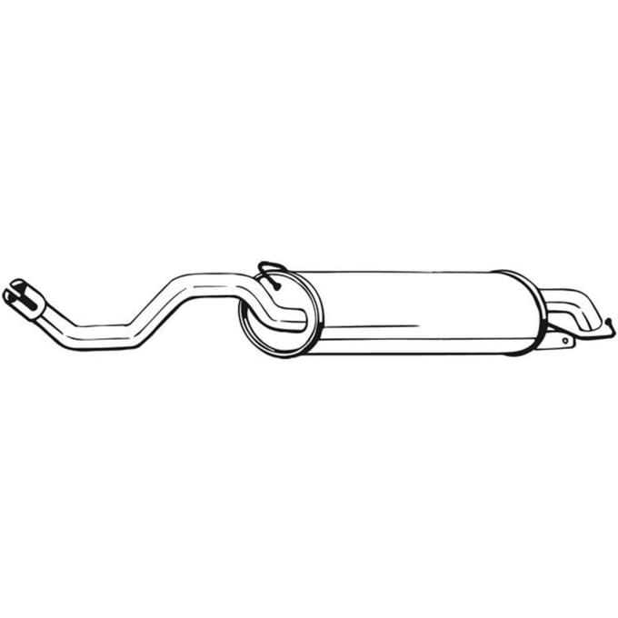 Geluiddemper achter BOSAL 279-399