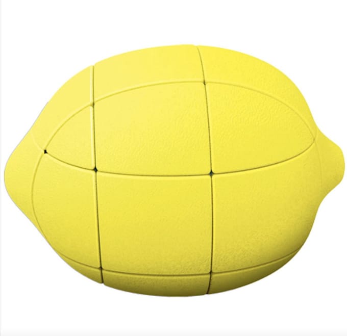 Hoogwaardige Fruit Cube / Fruit Kubus / Fruit Puzzel | Cuble Puzzle | Anti-Stress Fidget | Bekend Van TikTok - Citroen