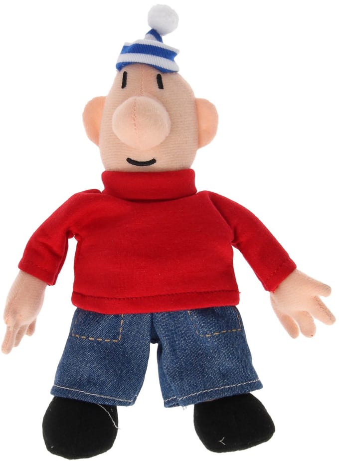 Buurman En Buurman Pop Pluche Rood 18 Cm