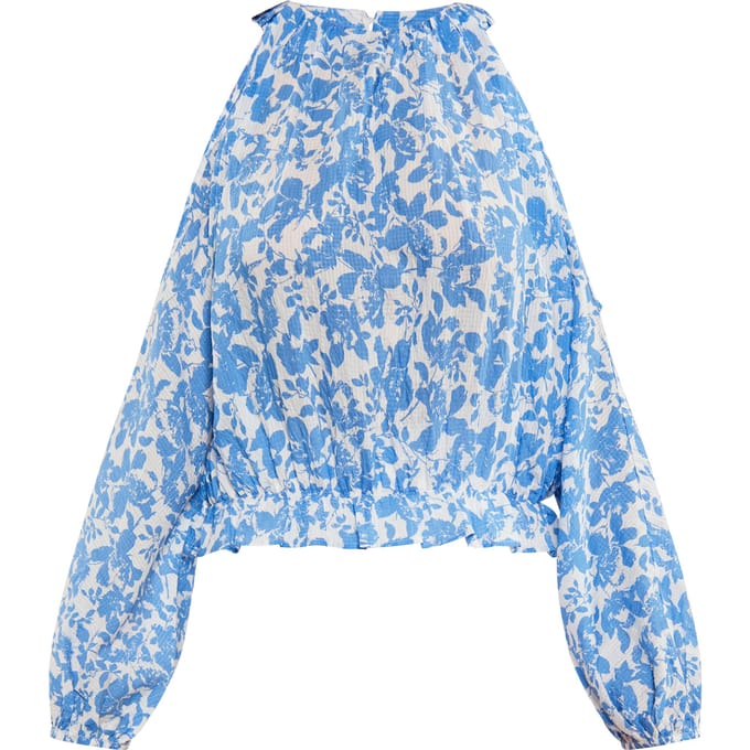 IZIA Blouse Dames blauw