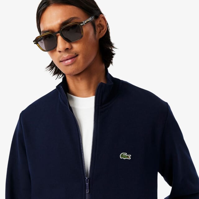 Lacoste Vest Full Zip Donkerblauw - Maat M - Heren