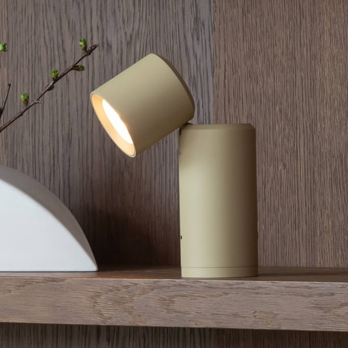 IT´S ABOUT ROMI IT'S ABOUT ROMI LED-batterijtafel lamp Milan, beige, 19 cm