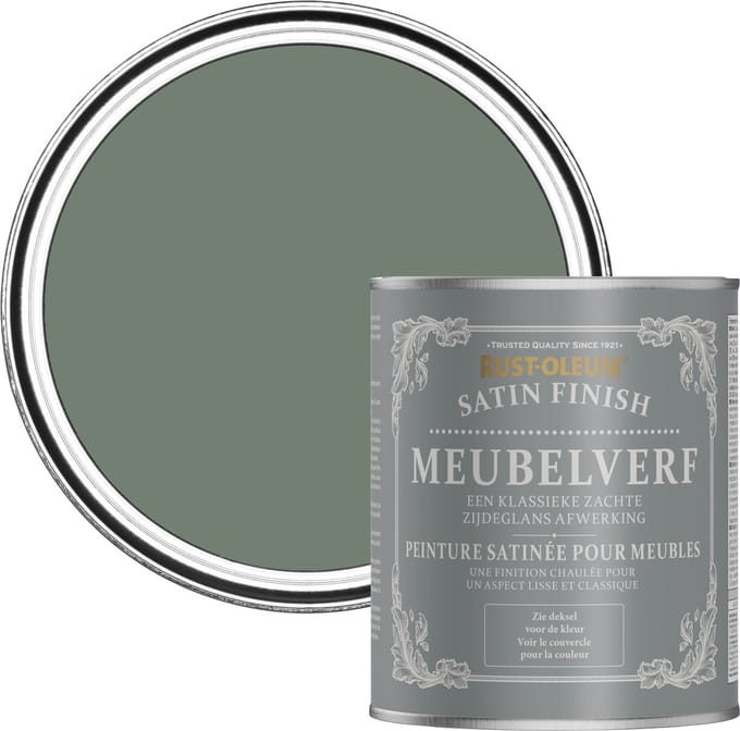 Rust-Oleum Groen Meubelverf Zijdeglans - Sereniteit 750ml