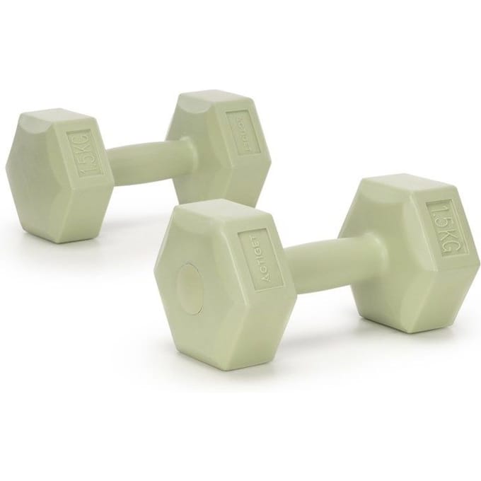 Actiget® Dumbbell Set - 1,5 KG - Groen - Oefengewichten