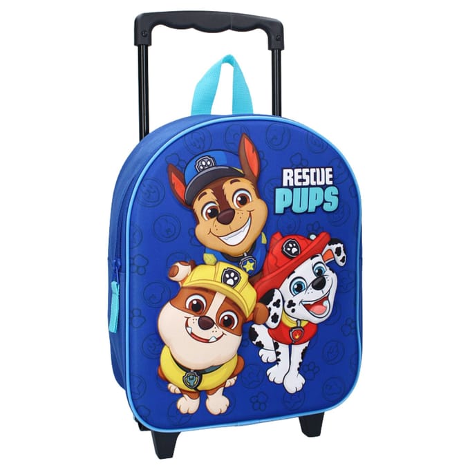 PAW Patrol Another Dimension Trolley Rugzak 3D - Blauw - Chase / Marshall / Rubble