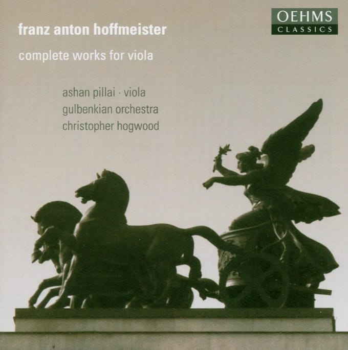 Ashan Pillai, Gulbenkian Orchestra, Christopher Hogwood - Hoffmeister: Complete Works For Viola (CD)