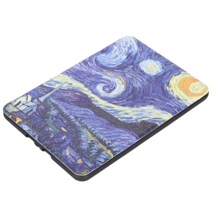 Étui pour Kindle Paperwhite 2018 4ème Génération Ultra Fin Léger Couverture en Cuir pour Kindle Type 1 gray