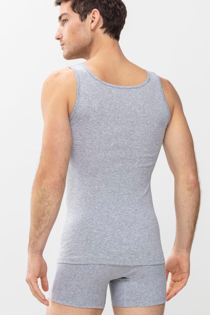 Athletic shirt Serie Casual Cotton Light Grey Melange