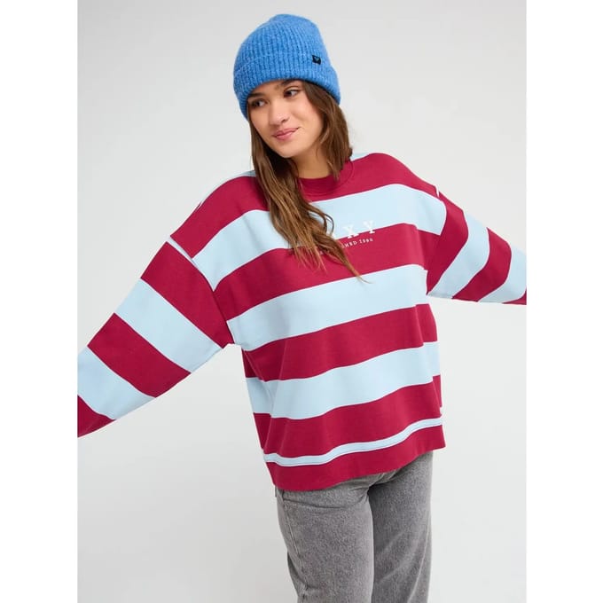 Dames sweatshirt Roxy Strictly Stripes