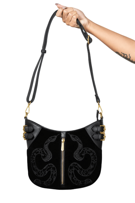 Killstar - Gothic Handtas - Adder - voor Vrouwen - zwart