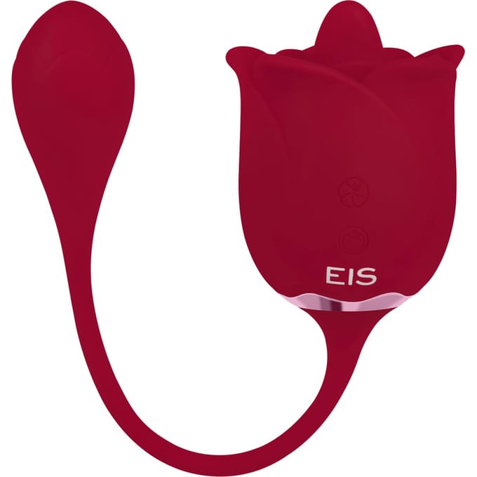 Roosvormige oplegvibrator met bullet, 20 cm
