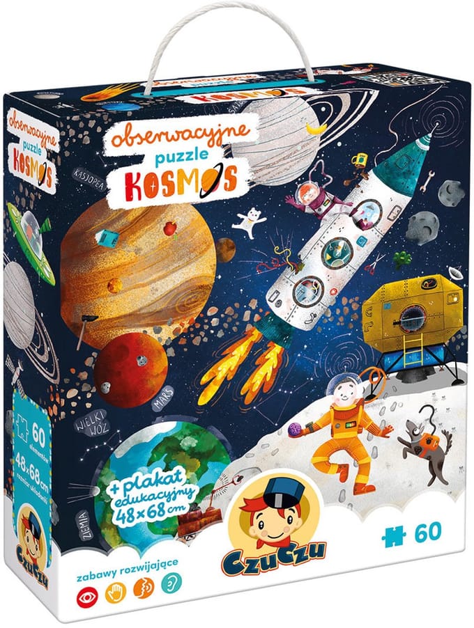 CzuCzu Obserwacyjne puzzle Kosmos 4+ - CzuCzu Observatiepuzzels Kosmos 4+