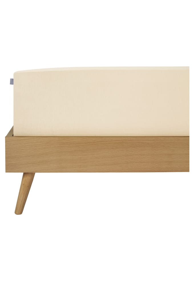 Hoeslaken van jersey, crèmekleurig - SCHIESSER Home 100*200