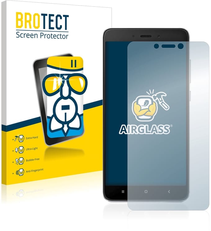 Screenprotector voor Xiaomi Redmi Note 4 Beschermglas transparant