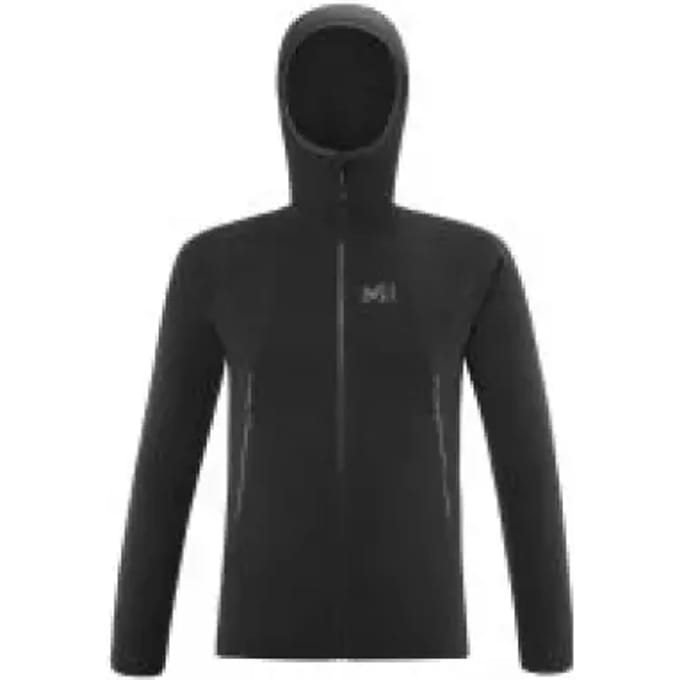 Millet Lightgrid Gore-tex Windstopper® Fleece Met Kap Zwart S Man