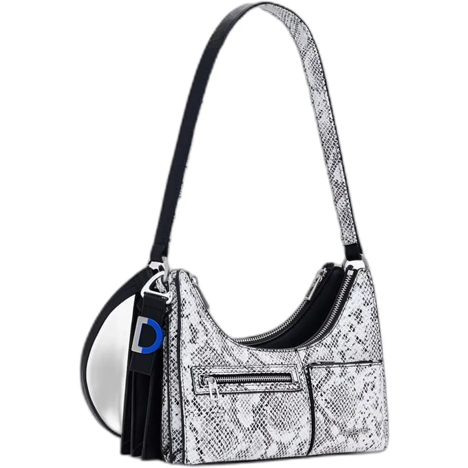 Desigual schoudertas Delta Vega Shoulder Bag Black zwart