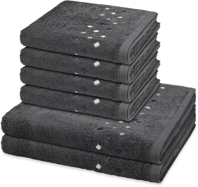 Ross Sonstiges 4 X handdoek 2 X douchehanddoek - in set 6 pack Stoneline