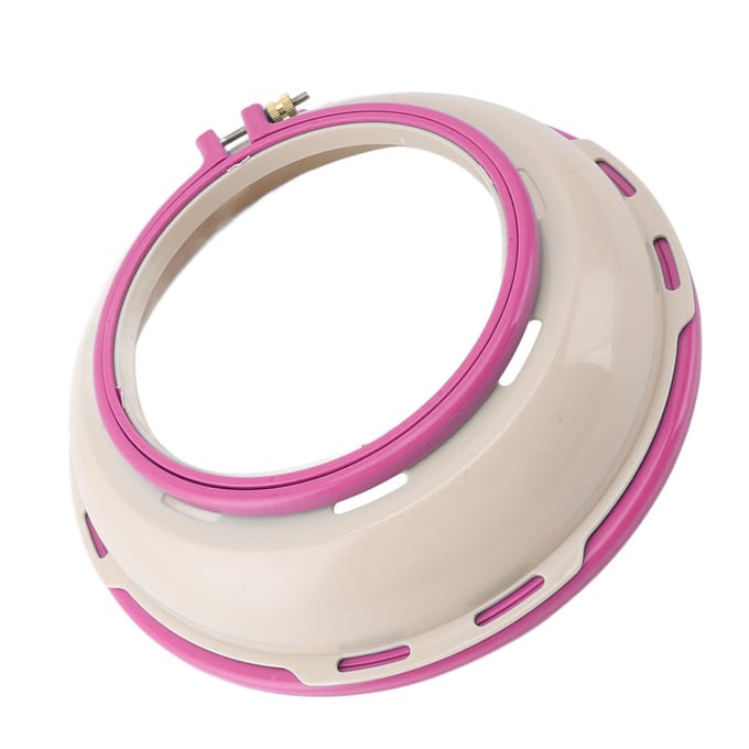 Support de broderie double face pour cerceau de 16,5 cm et 25 cm pour point de croix vert