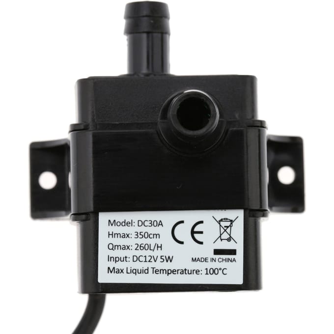 Anself Ultrastille Mini DC12V 4.2/4.5W Micro Borstelloze Wateroliepomp Waterdichte Dompelfontein 5W