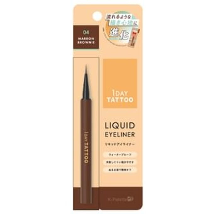 K-Palette - 1 Day Tattoo Liquid Eyeliner A 04 Marron Brownie