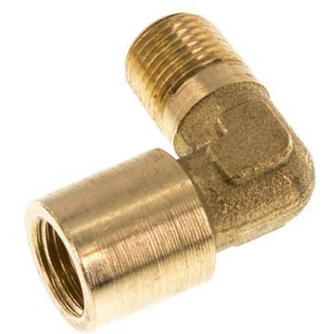 G 1/8'' x R 1/8'' F/M Messing L-Fitting 90graden 16 Bar [5 Stuks]