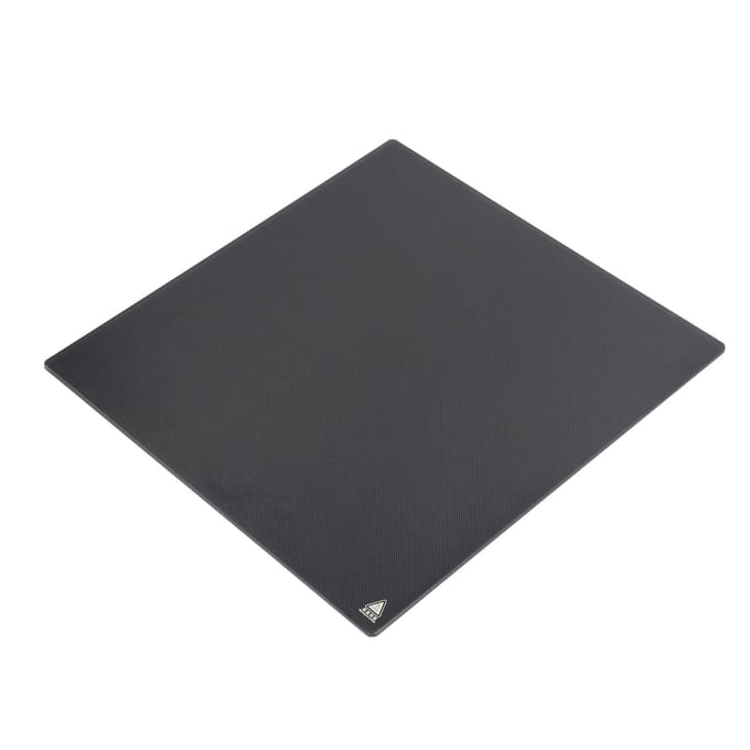 Plateforme d'imprimante 3D 320 x 310 x 4 mm en verre trempé, forte adhérence, retrait facile des moules, construction de l'imprimante black