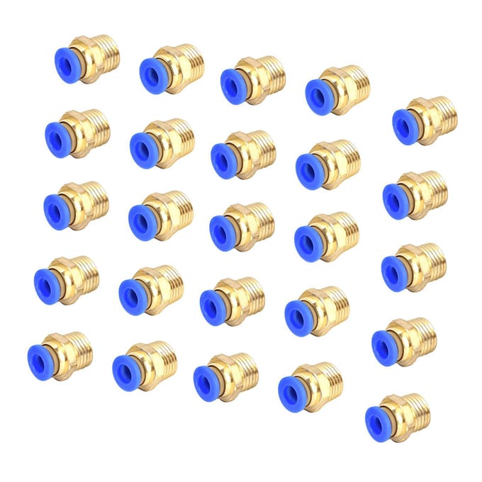 25 stuks Pneumatische Push Snelkoppeling Mannelijk Adapter pc602 G14