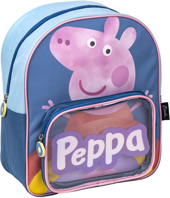 Peppa Pig Rugzak 2 vakken - Hoogte 30cm