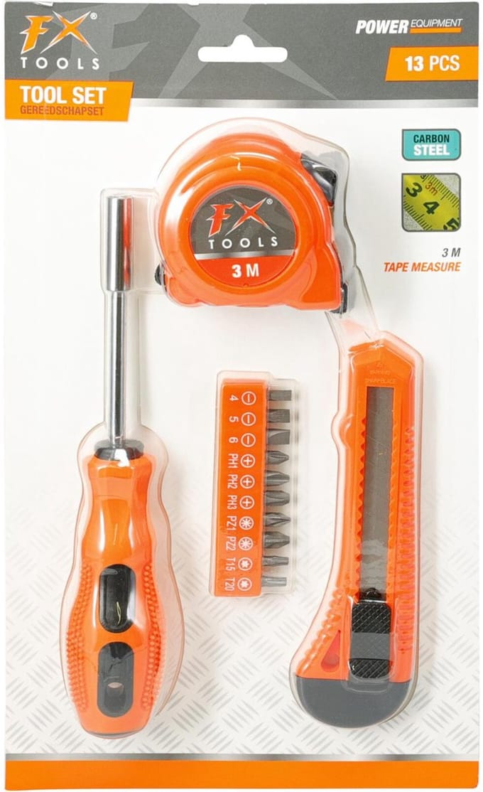 Handgereedschapset 13-delig