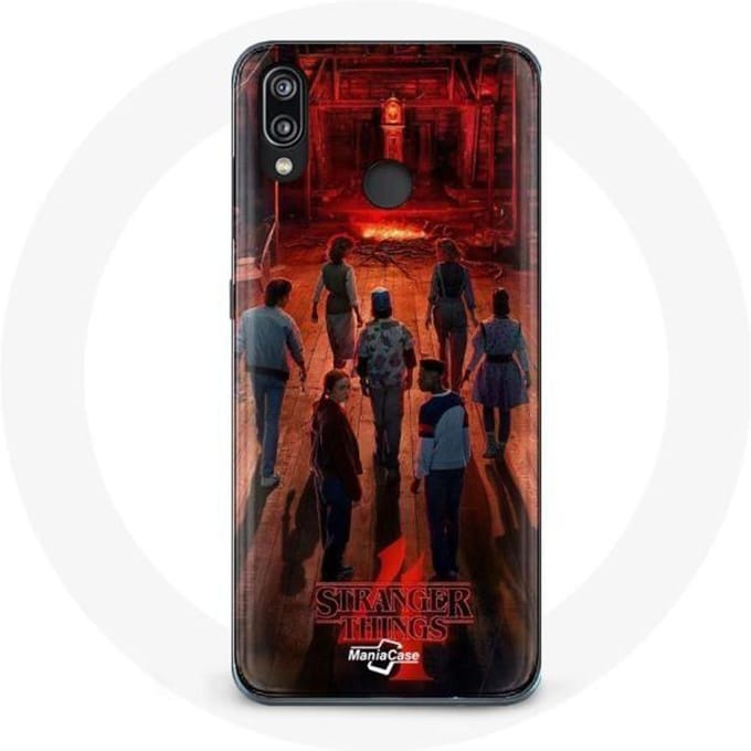 Coque pour Huawei P20 Lite Stranger Things Affiche Equipages Fan Art Saison 4