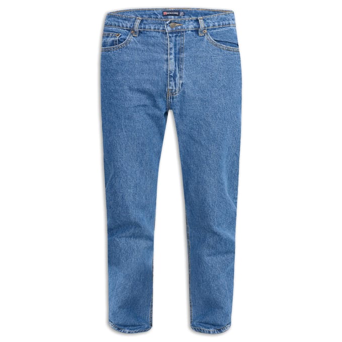Duke Heren D555 Rockford Comfort Kingsize Jeans 46S gray