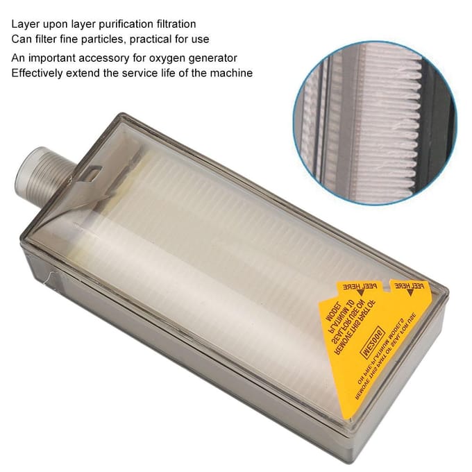 Vervangingsfilter zuurstofconcentrator deeltjesfilter voor INVACARE zuurstofgenerator beige