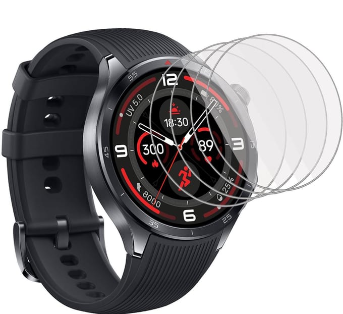 4x Folie Geschikt voor OnePlus Watch 3 Screenprotector - Beschermglas Folie
