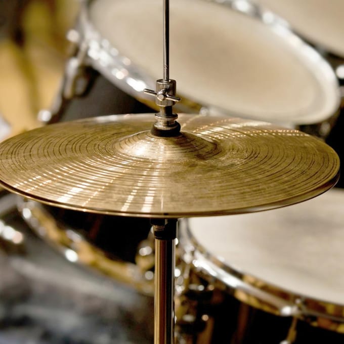 IRIN 12in Duurzaam Messing Bekken Muziekinstrument Accessoire voor Drumstel beige