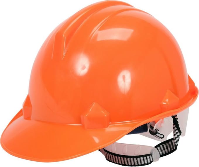 Vorel 74171 - Veiligheidshelm - HDPE - Oranje - EN 397:2012