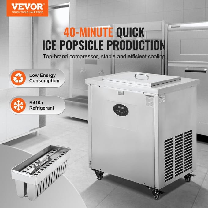 Commerciële IJslolly Machine Enkele Vorm Set - 40 STuks IJs Lolly Maker