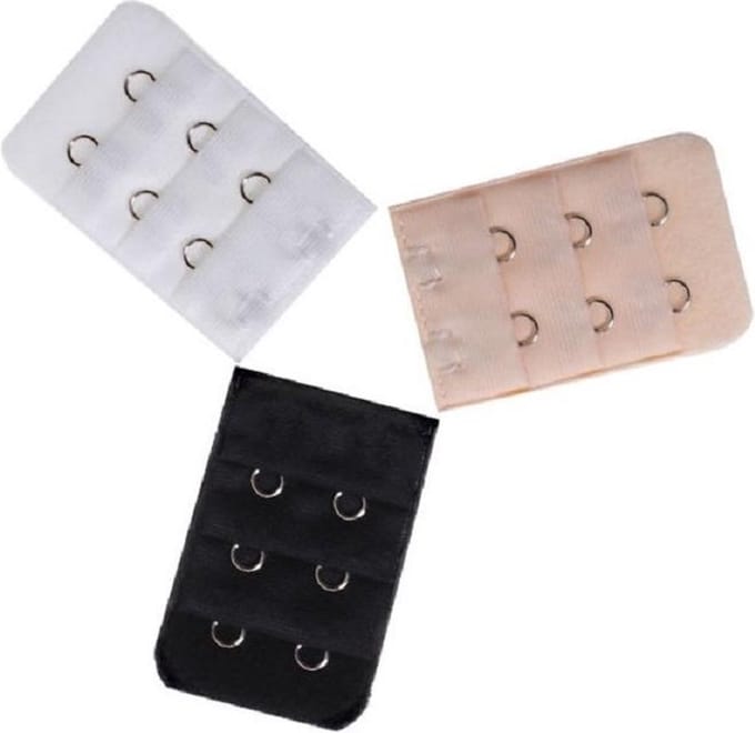 Bh verlengstuk - zwart, wit en Beige