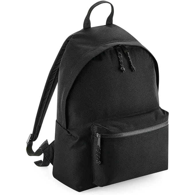BagBase Recycled Backpack BG285 - Black - 31 x 42 x 21 cm