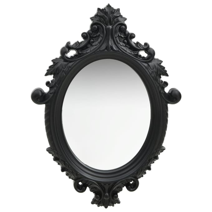 vidaXL - Wandspiegel - kasteel - stijl - 56x76 - cm - zwart