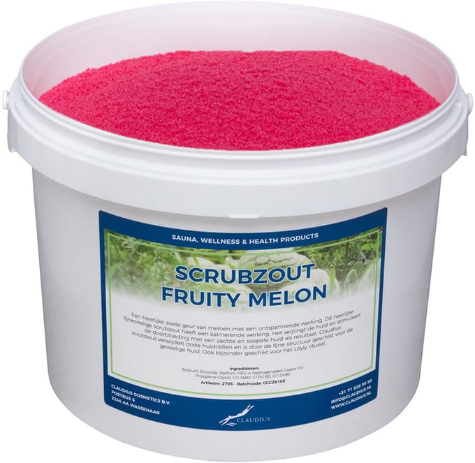 Scrubzout Fruity melon - 20 KG - Hydraterende Lichaamsscrub