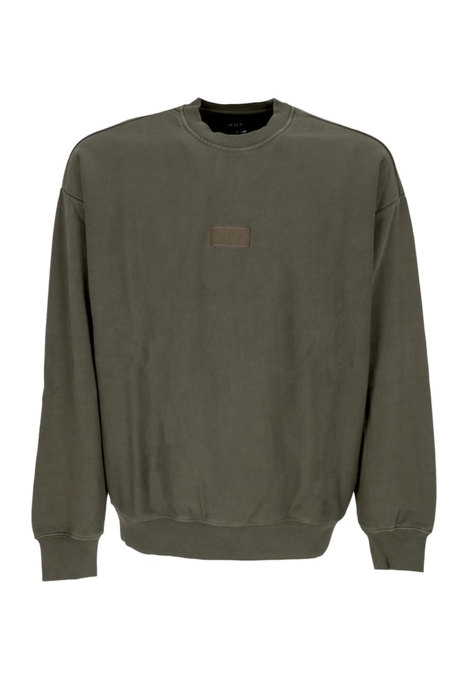 Mannen Crewneck Fleece Hunter Green