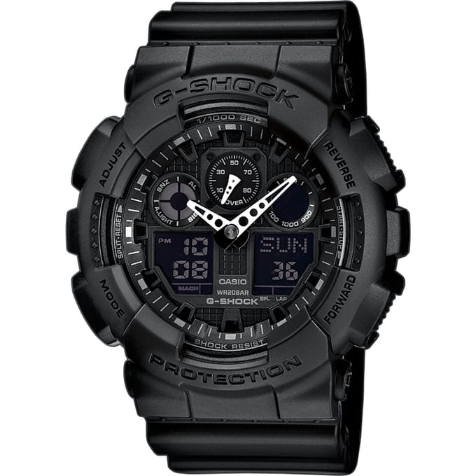 Casio G-Shock GA-100-1A1ER Herenhorloge 52 mm - Zwart