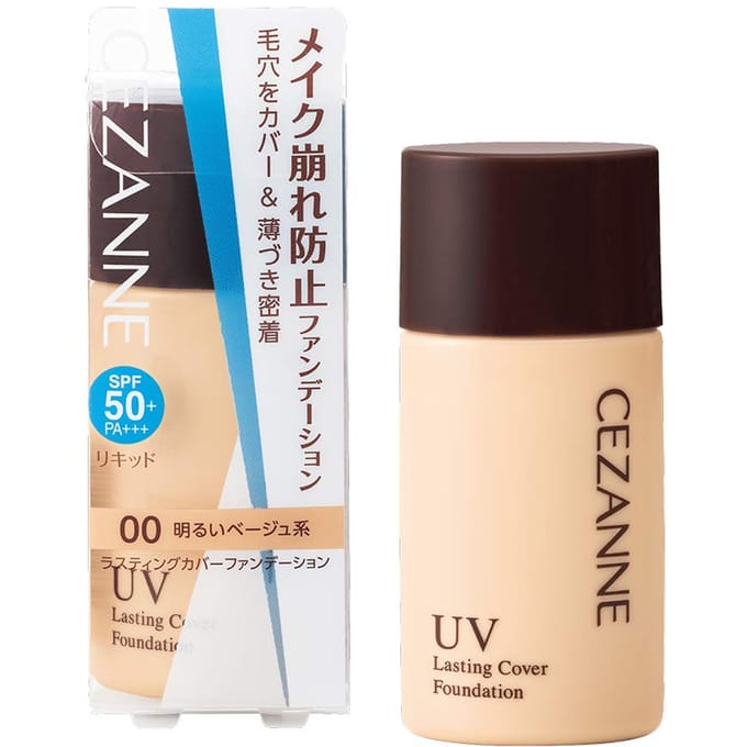 CEZANNE - UV Lasting Cover Foundation SPF 50+ PA+++ 00 Light Beige - 27g