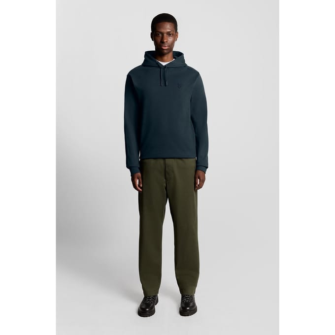 Lyle & Scott Interlock Pullover Hoodie Carbon Taglia: XS | Felpe con cappuccio Outlet | Uomo