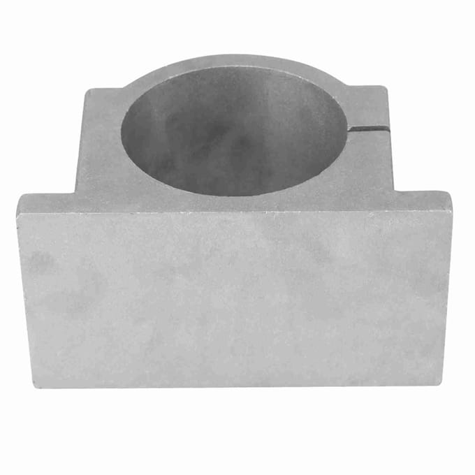 80mm Diameter Aluminium CNC Spindelmotor Montagebeugel Klem met Schroeven(80 mm) gray